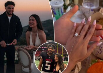 Drake London gets engaged after signing $141 million Falcons deal