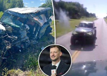 ESPN analyst Matt Miller's horrific car crash captured on video