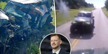 ESPN analyst Matt Miller's horrific car crash captured on video