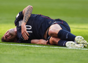 USMNT forward Christian Pulisic suffers an injury during a World Cup Round of 16 match vs. Belgium on July 6, 2026.