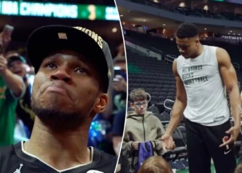 Giannis Antetokounmpo posts emotional Bucks tribute video