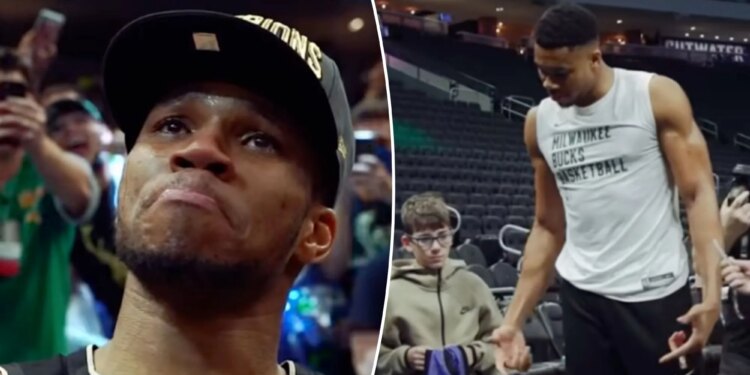 Giannis Antetokounmpo posts emotional Bucks tribute video
