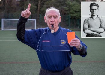 How a 93-year-old soccer referee credits wartime rations and discipline for his longevity