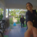 ICE agents at David Streever’s door. Image courtesy of FIRE.