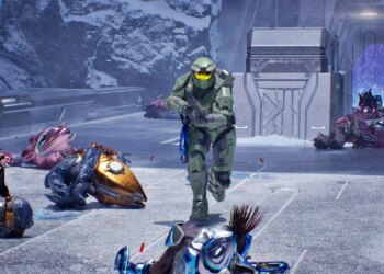 A screenshot from Halo: Campaign Evolved.