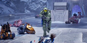 A screenshot from Halo: Campaign Evolved.