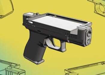 Is this e-reader case a gun?