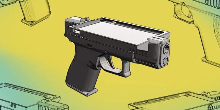 Is this e-reader case a gun?