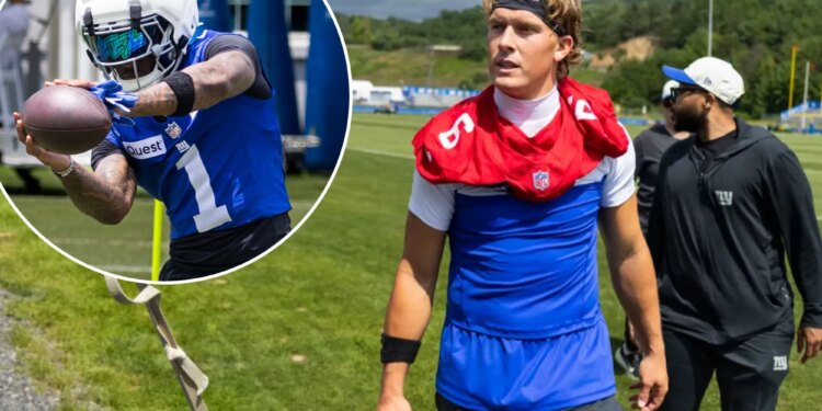 Jaxson Dart has his missing piece of the Giants' offensive puzzle