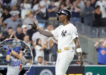 Jazz Chisholm Jr.'s late homer saves Yankees as they beat Dodgers to avoid doubleheader sweep