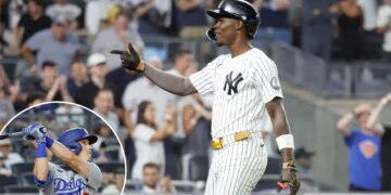 Jazz Chisholm Jr.'s late homer saves Yankees as they beat Dodgers to avoid doubleheader sweep