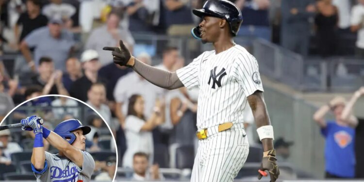Jazz Chisholm Jr.'s late homer saves Yankees as they beat Dodgers to avoid doubleheader sweep