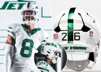 Jets unveil new helmets ahead of 2026 home-opener 'White Out'