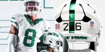 Jets unveil new helmets ahead of 2026 home-opener 'White Out'
