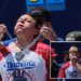 Joey Chestnut wins July 4th Nathan's Hot Dog Eating Contest