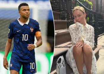 Kylian Mbappe's girlfriend goes wild as Spain wins World Cup
