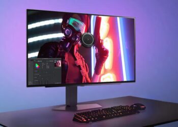 LG’s glossy OLED gaming monitor is rare to find under $400