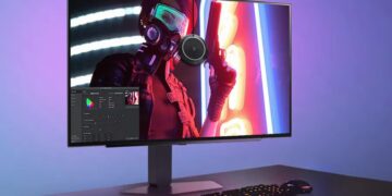 LG’s glossy OLED gaming monitor is rare to find under $400