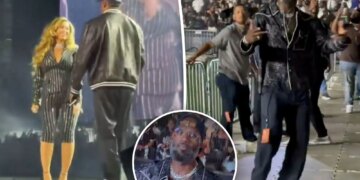 LeBron James rocks out at Jay-Z concert as NBA future unknown