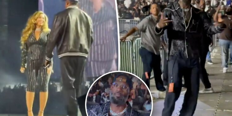 LeBron James rocks out at Jay-Z concert as NBA future unknown