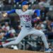 Luke Weaver throws a pitch during the Mets' win over the Braves on July 6, 2026 in Atlanta.