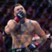 Conor McGregor reacting after losing a welterweight fight.