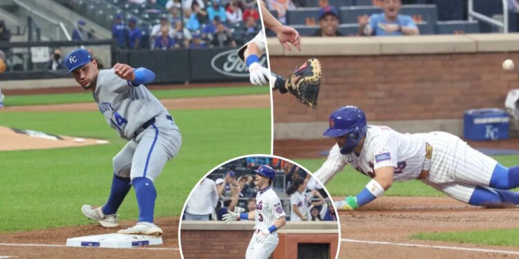 Mets score three-run Little League homer as Royals make comedy of errors