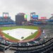 Tuesday's Mets vs. Braves game has been postponed due to forecasted rain, with a split doubleheader set for Wednesday.