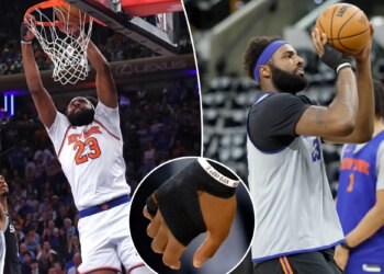 Mitchell Robinson reveals how he injured hand before NBA Finals