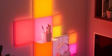 Nanoleaf’s colorful pegboard and shelf kit is half off
