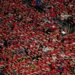 Norway fans perform a rowing ritual during the World Cup Group I soccer match between Norway and Senegal at MetLife Stadium on June 22, 2026.