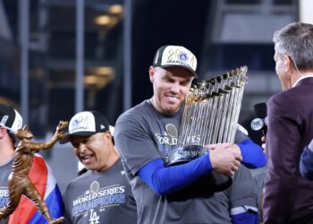 Freddie Freeman and the Dodgers defeated the Yankees in the World Series in October 2024.