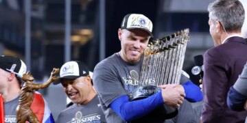 Freddie Freeman and the Dodgers defeated the Yankees in the World Series in October 2024.