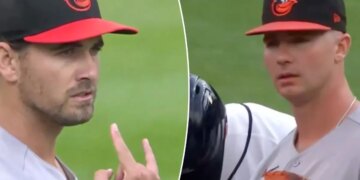 Pete Alonso questioned in awkward moment with Orioles teammate: 'Can you see?'