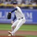 July 11, 2026, St. Petersburg, Florida, USA: Tampa Bay Rays pitcher Griffin Jax (22) pitches in the first inning against the Seattle Mariners on Saturday, July 11, 2026 in St. Petersburg. (Credit Image: © Luis Santana/Tampa Bay Times via ZUMA Press Wire)