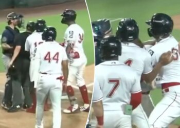 Red Sox prospect Justin Gonzales' home run ignites massive brawl