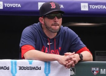 Red Sox interim manager Chad Tracy