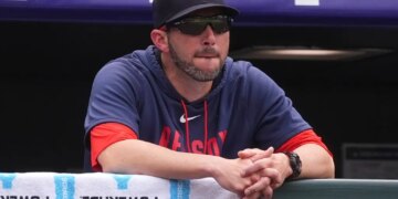 Red Sox interim manager Chad Tracy