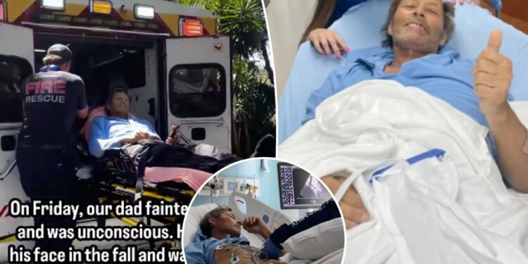 Ron Duguay rushed to hospital after scary home collapse