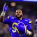 Aaron Donald with Rams in Super Bowl