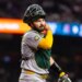 A's catcher Shea Langeliers could be out for the season with a knee injury.