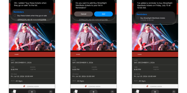 There are still kinks with Siri AI. In the first image, Siri didn’t recognize that my request referred to the page I was looking at and added a generic reminder.