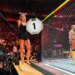 Sophie Cunningham announcing a round in a lightweight fight during UFC 329.