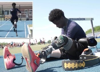 Teen with no arms or legs chases dream of running in the Paralympics