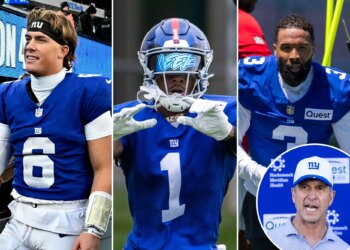 The Giants' priorities for John Harbaugh's U-turn training camp