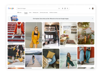 The Google Images homepage will recommend photos even before you search