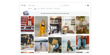 The Google Images homepage will recommend photos even before you search
