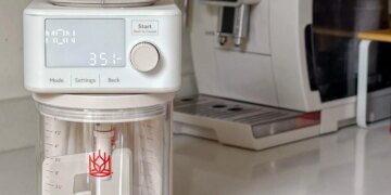 Photo of the Sourdough Sidekick on a kitchen counter