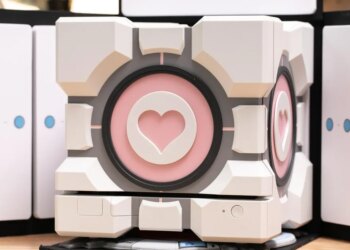 The cube was a lie: up close with our Dbrand Companion Cube before it gets destroyed