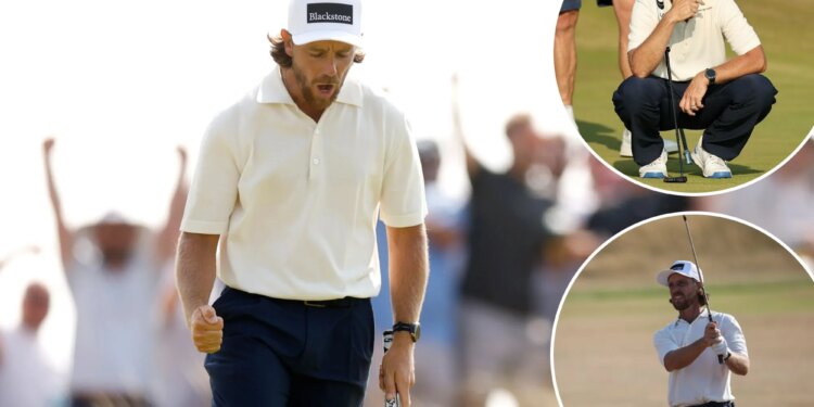 Tommy Fleetwood giving home British Open crowd something to dream about